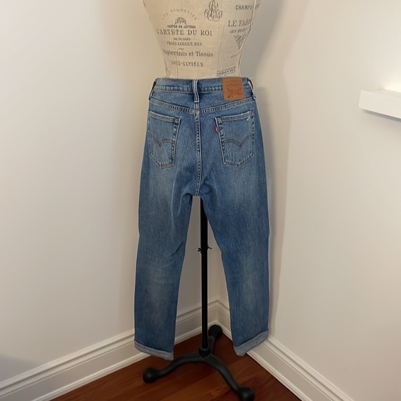 Levis 505 cuffed straight leg denim pants - Picture 2 of 2